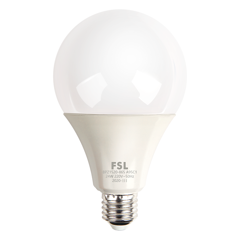 Foshanzhaoming LED Bulb, High-Power Energy-Saving Lamp, 24W, Daylight Color, E27 Large Base, 6500K