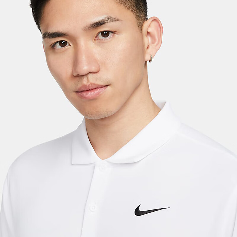NIKE Spring And Summer Men's Short-Sleeve T-Shirt, Polo Shirt, Sports Casual DH0858-010 Black M 4