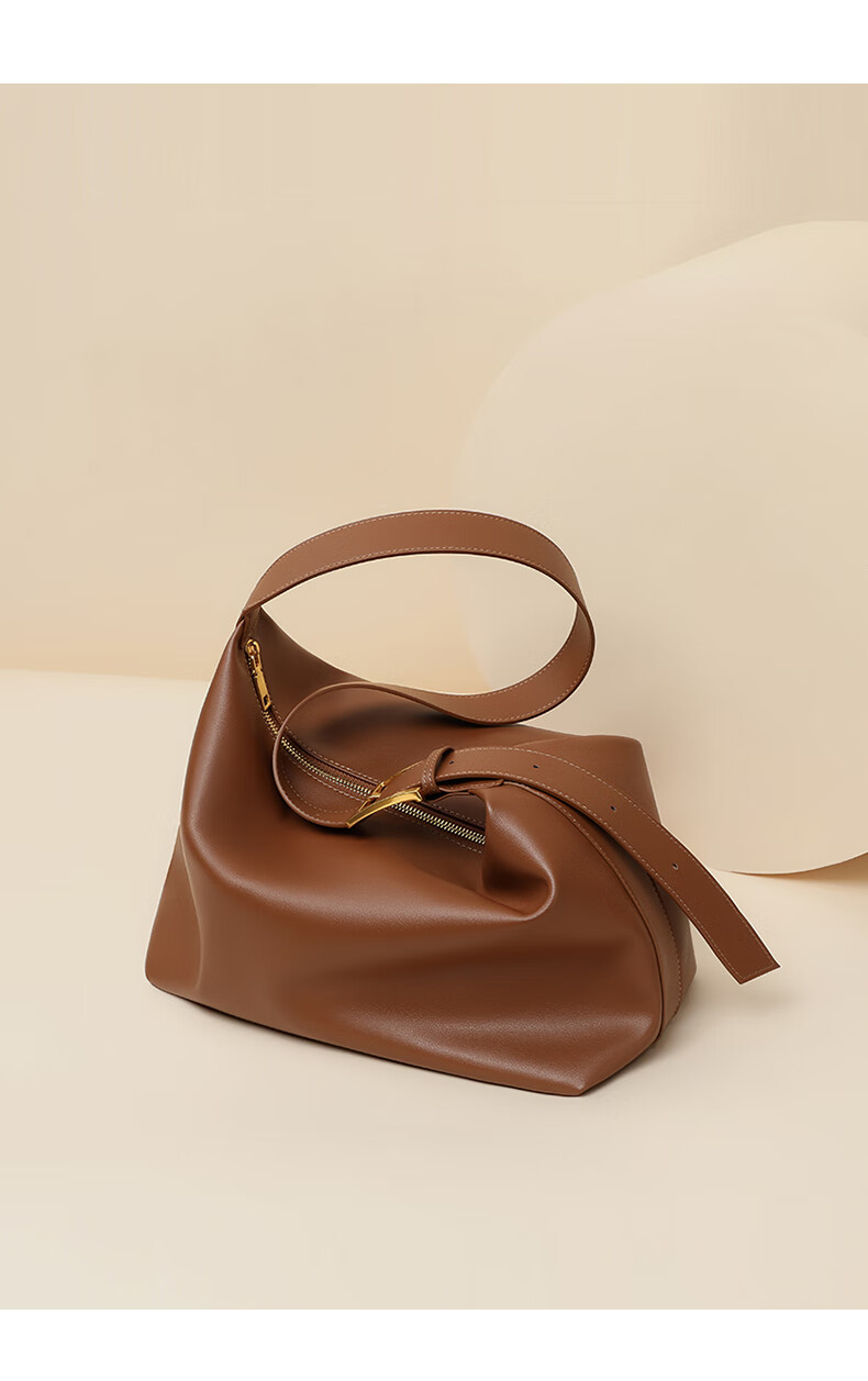 Viney Large Capacity Cowhide Tote Bag for Women Shoulder Crossbody Underarm Bag Birthday Gift High-End Feel for Girlfriend Wife 8