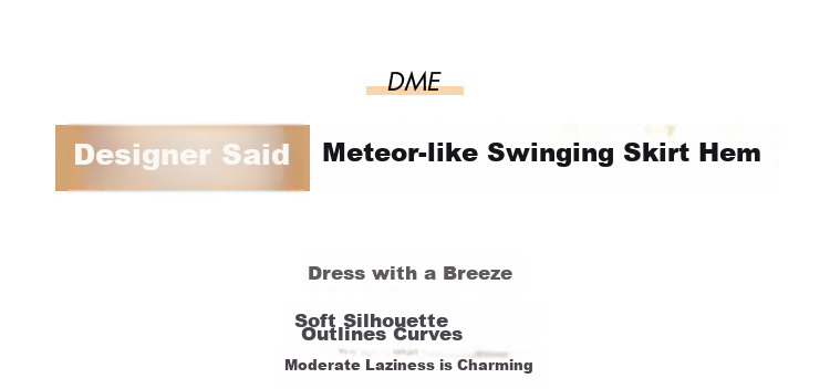Dme [Puff Sleeve] Summer Flocked Floral Loose Dress for Wome 4