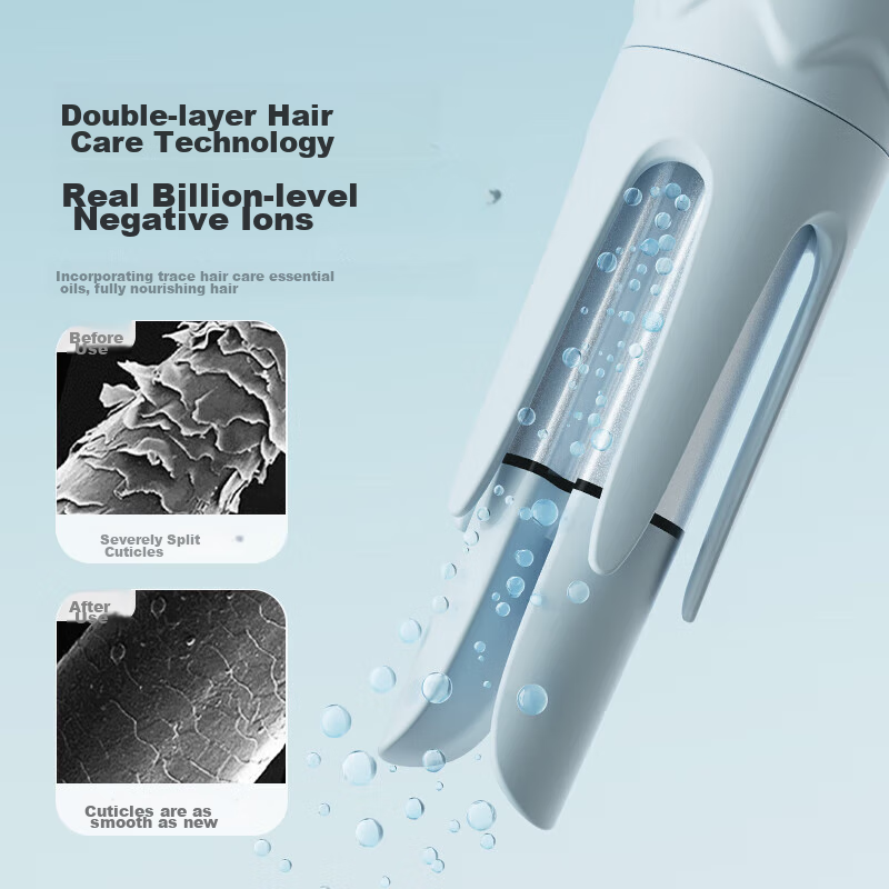 MinHuang 36mm Negative Ion Automatic Curling Iron, Korean-Style Big Wave Curler, Lazy Fully Automatic Curling Iron Hair Curling Tool for Women XN-398