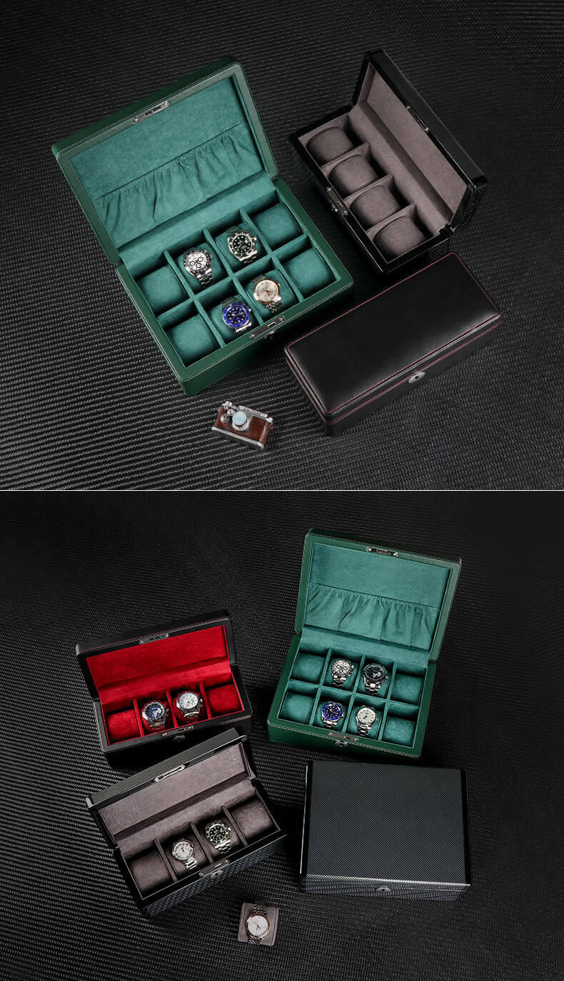 DrikLux Watch Box, Mechanical Wristwatch Case, Storage Box for Watches, Home Organizer Box, Gift for Elders, Husband, Birthday And New Year Present 6