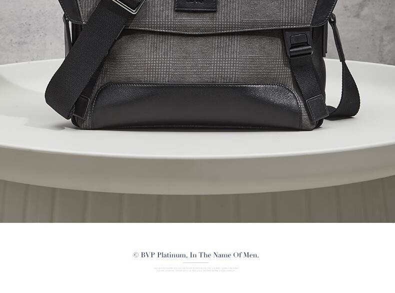 BVP Genuine Leather Crossbody Bag for Men, Large Capacity Shoulder Bag, Casual 2026 Spring/summer Trendy Commuter Messenger Bag, Birthday Gift 22