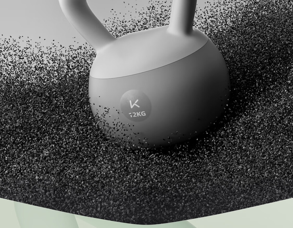 Keep Kettlebell for Women And Men, Home Fitness Dumbbell, Body-Shaping Training, Green/8KG 14