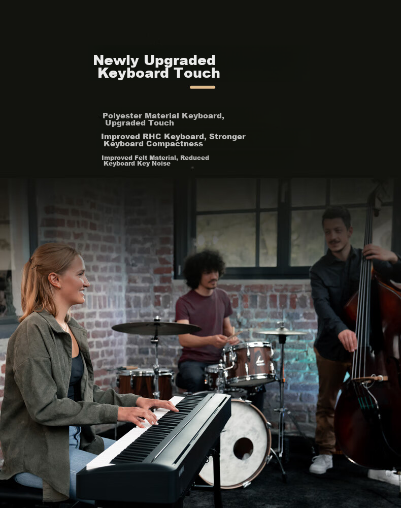 Kawai Digital Piano ES120, Black, 88 Weighted Keys, for Adults And Children, Performance Digital Piano + Gift Package 8