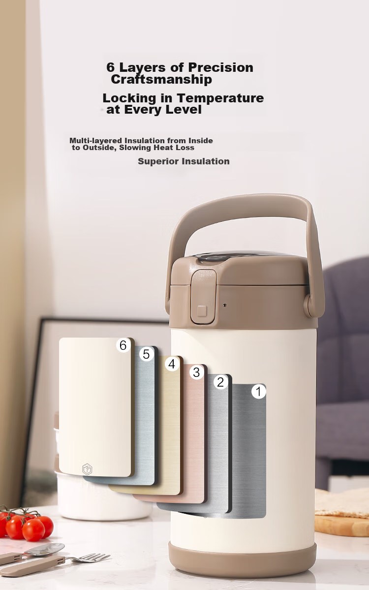 JD Original Insulated Lunch Box, 304 Stainless Steel, for Office Workers And Elementary School Students, Four-Layer Lunch Container, 2.7L, with Insulated Bag 6
