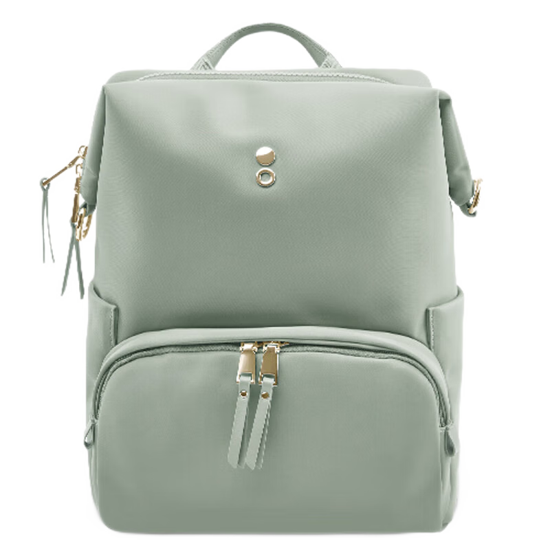 Echolac Backpack for Women, Fashionable Travel Bag, Casual Laptop Bag, Versatile Trendy Gift for Girlfriend, CKP2075 Lake Green M Size