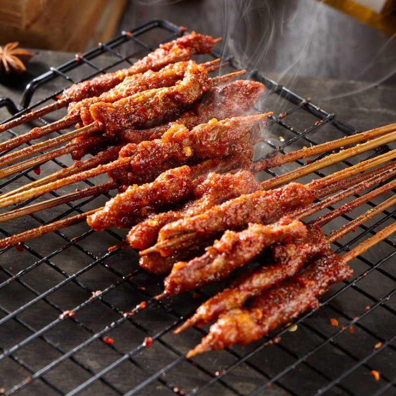 游牧御品牛肉串60支 儿童手把串 烧烤食材烤肉烤串 香嫩不柴 牛肉净重318g