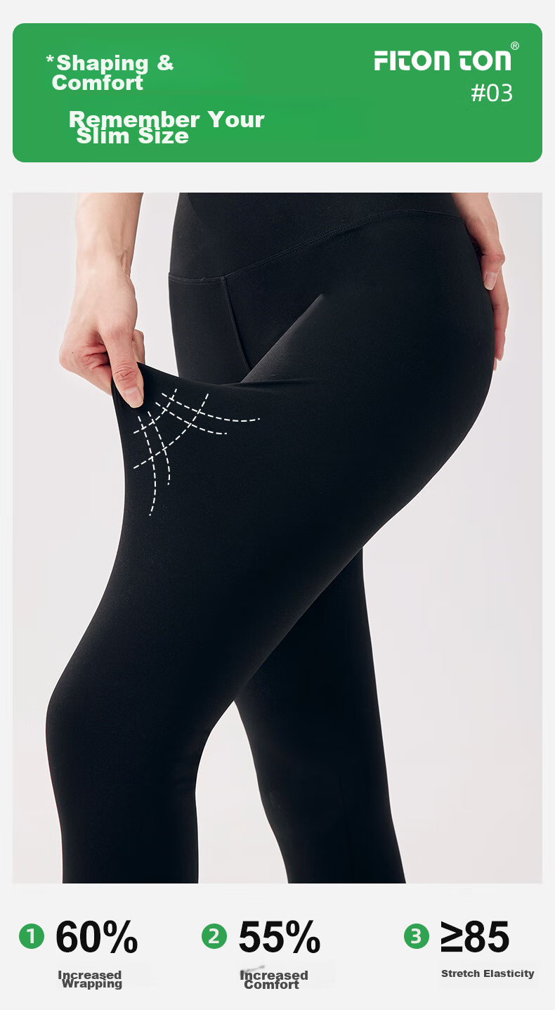 FitonTon Leggings for Women, Autumn And Winter Style, Outer Wear Pants, Tummy Control, Butt-Lifting Shark Pants, Tight-Fitting Yoga Pants, Slightly Compression Shaping 8