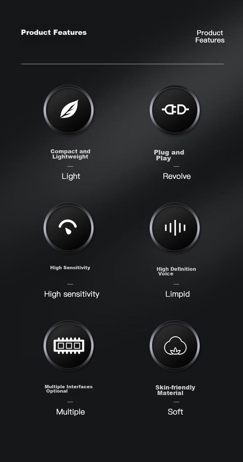 Yijiatong Single-Ear Headset Y500-RJ9 Crystal Connector, Over-Ear Headset/customer Service Headset/noise-Cancelling Headphones/sales Call Headset/business/education Direct Connection Telephone 3