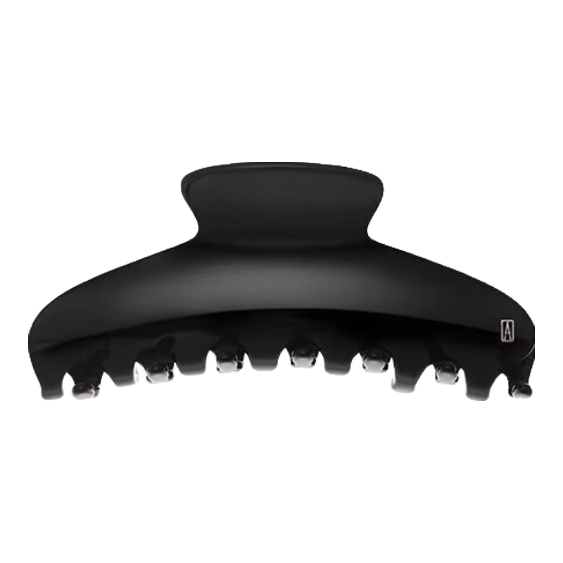 ALEXANDRE DE PARIS Shark Clip Lazy Hair Accessory 7706, Mid-Autumn Festival Gift, N Black Large Size