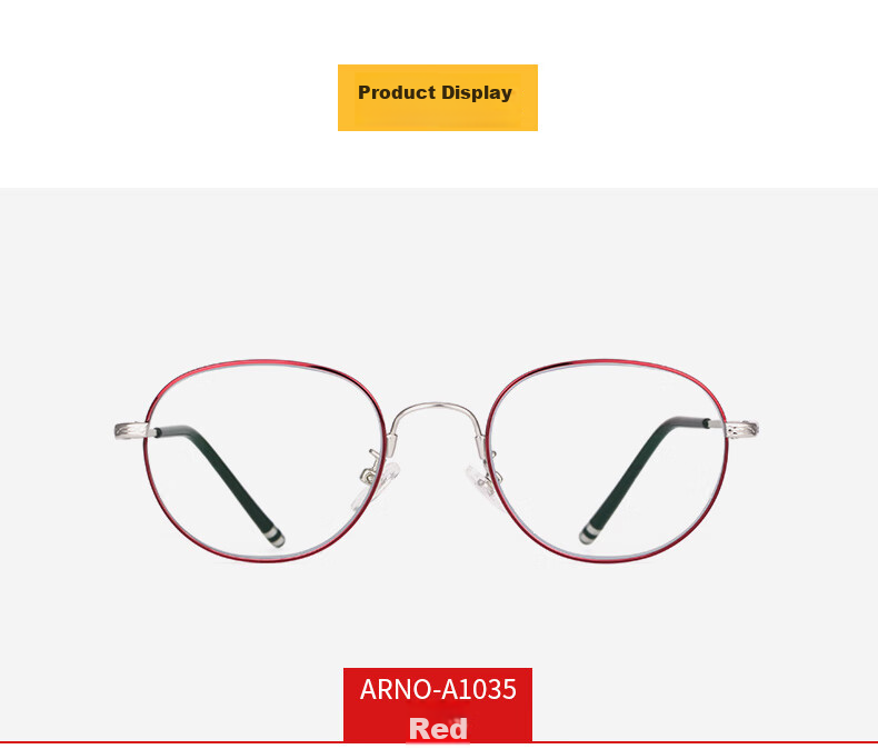 ARNO FOCUS ON YOUR EYES Reading Glasses for Women, Anti-Blue Light, Fashionable Ultra-Light High-Definition Elegant Full-Frame Presbyopic Glasses A1035 100 Degrees 6