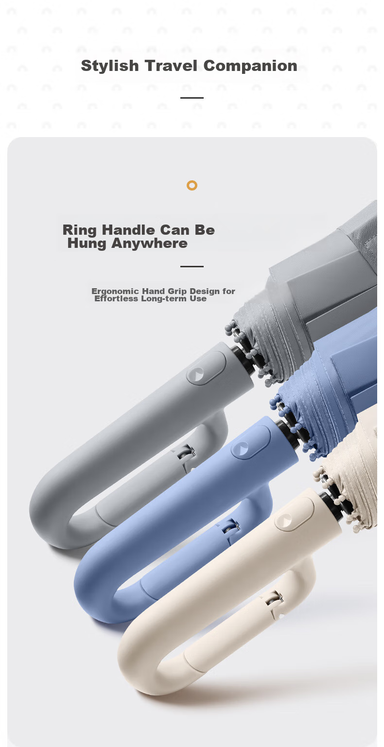 Huashi Car Reverse Umbrella, Large Size, for Men And Women, High-End, Suitable for Both Sun And Rain, Fully Automatic, Self-Closing, Anti-Rebound Folding Umbrella 2