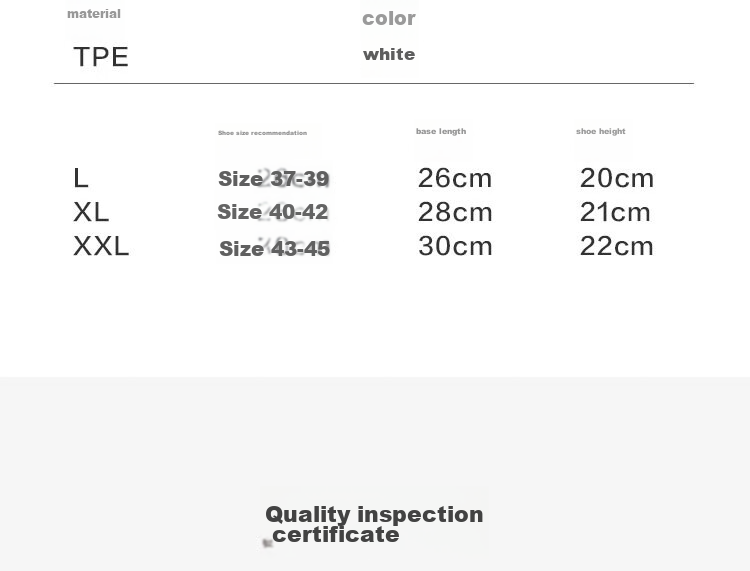 JD Original Rain Shoe Covers XXL, Eco-Friendly Odorless Waterproof Rain Shoe Covers for Men And Women, Thickened Wear-Resistant Rain Boots 24