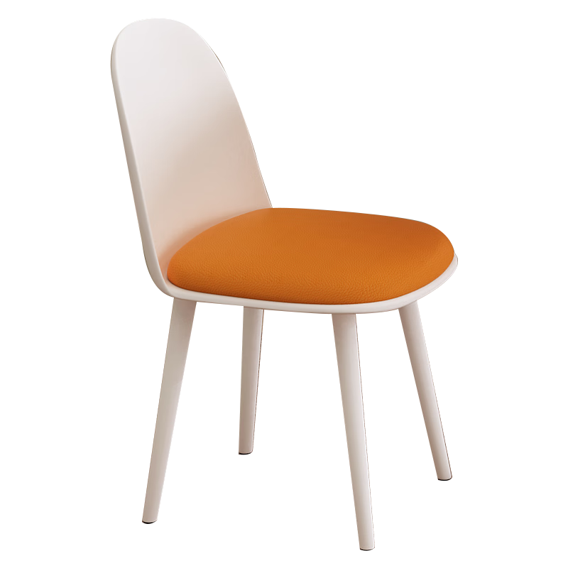 Fanshe Dining Chair for Home Use, Small Apartment Backrest Dining Table Chair, Nordic Soft-Packed Negotiation Chair Dining Room Chair, Set of 2