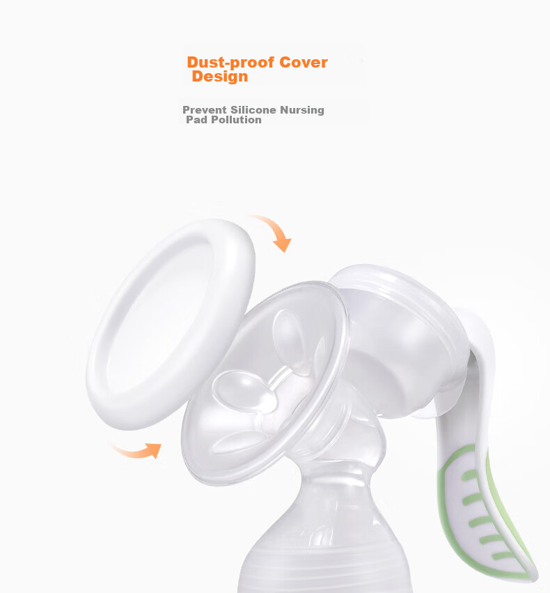 MyCarol Manual Breast Pump with Strong Suction, Massage-Free, Anti-Reflux, Portable Milk Collector, Breast Milk Extractor J203 6
