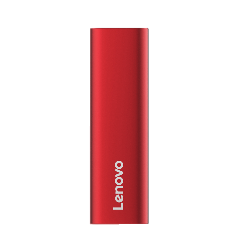 Lenovo 1TB Portable Solid State Drive (PSSD), ZX1 Type-C USB3.1 Dual Interface, Read Speed 560MB/s, Direct Phone Connection, Computer, Red
