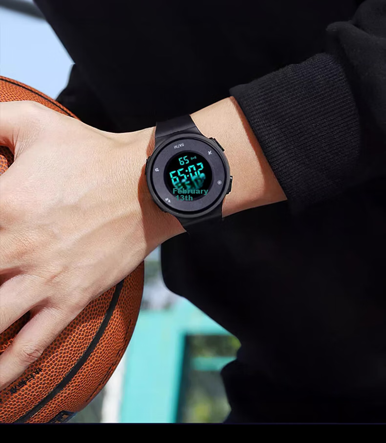 Yajia Digital Watch, Multi-Functional Calendar with Digital Display, Stylish And Simple Design for Students, Fashionable Electronic Watch 17