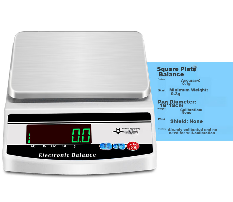 Yingheng High-Precision Electronic Balance Scale, Accurate Electronic Gram Scale, Laboratory Small Platform Scale, Jewelry Electronic Scale, 200g to 0.001g 24