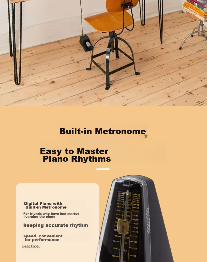 Kawai Digital Piano ES120, Black, 88 Weighted Keys, for Adults And Children, Performance Digital Piano + Gift Package 17