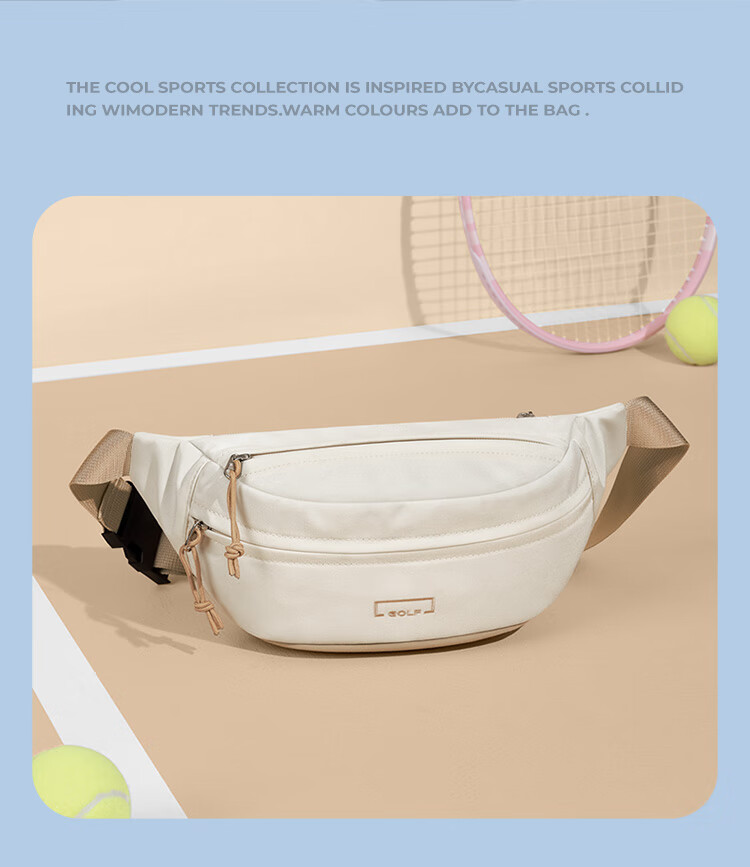 GOLF Chest Bag, Unisex Crossbody Bag, Casual Lightweight Phone And IPad Bag, Versatile Cycling Sports Waist Pack, Running Bag 3