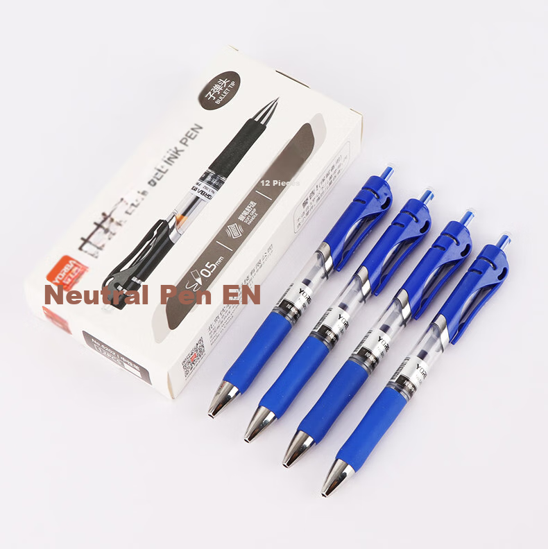 Youbili Retractable Gel Pen, Bullet Tip Signing Pen, 0.5mm Rollerball Pen, 12-Pack, 5202 Black 8