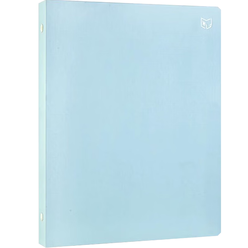 KINGJIM B5 Buckle Ring Loose-Leaf Spiral Notebook for Students, WJ Series Large Capacity Loose-Leaf Notebook, Glacier Blue, 476TTE-GSBN04