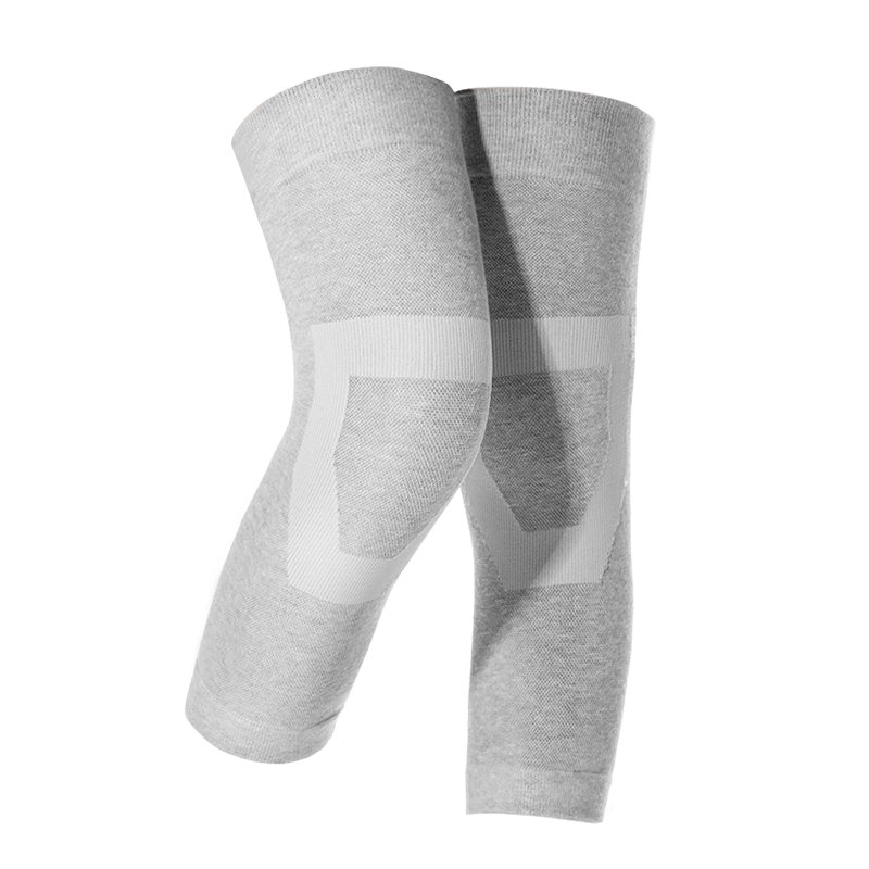 Fashuo Long Carbon Warm Knee Brace for Meniscus Injury, Cold Legs, Arthritis, Knee Protection Gear for Men And Wome