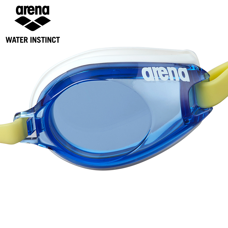 Arena Unisex Youth Swimming Goggles Waterproof Anti-Fog HD Vision Coated Fitness Swim Glasses Blue/Yellow 4
