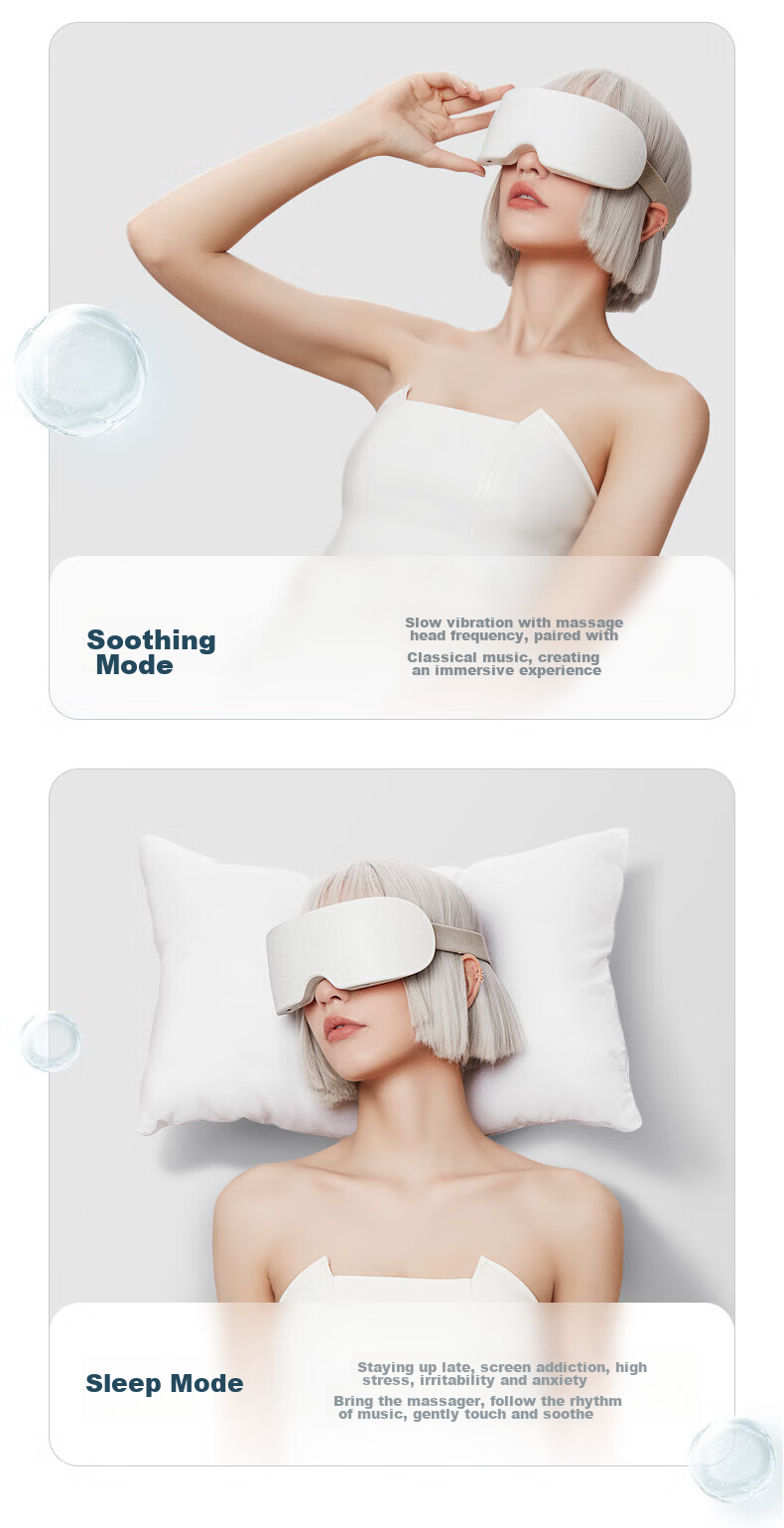 Manyue Q7 Eye Massager, Steam Atomization Eye Care Device for Adults, Eye Massage Mask, Birthday Gift 12