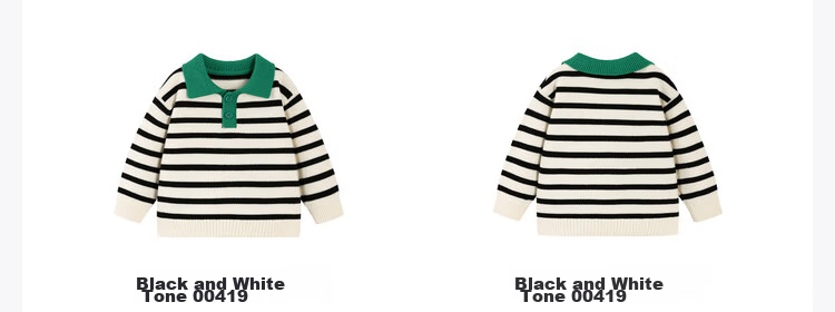 Minibala Children's Sweater for Boys And Girls, New Autumn/Winter 2024 Knitted Sweater Collectio 23