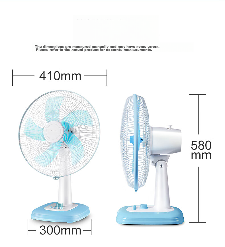 Wahson Electric Fan/Stand Fan/Low Noise Fan/16-Inch High Air Volume Home Office AC Fan with Fixed Frequency WS-A1603A 13