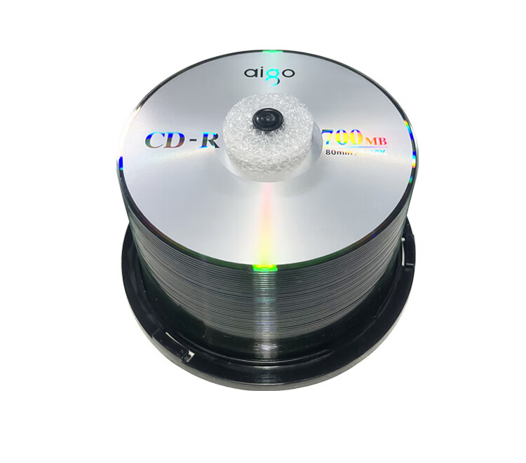 Aigo CD-R Disc/Burning Disc 52x Speed 700MB 50-Pack Spindle Blank Disc 7