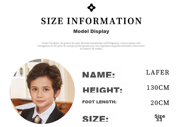 Snoffy Boys' Leather Shoes, Spring Children's Casual School Shoes, Performance Black Leather Shoes for Older Kids, Soft-Soled Shoes, Glossy Black, Size 36 15