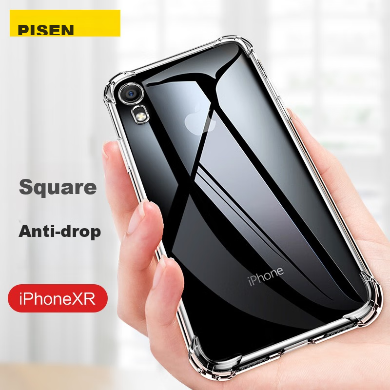 Противоударный чехол PISEN для Apple iPhone XR, прозрачный, тонкий, с защитой от царапин и воздушной подушкой