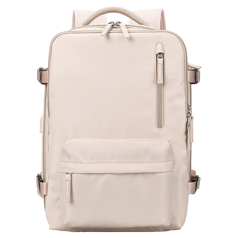 Landcase Backpack, Travel Bag for Women, Large Capacity, Shoulder Bag for Short Trips, Luggage Bag, Laptop Bag for Men, 5162 Beige Large Size