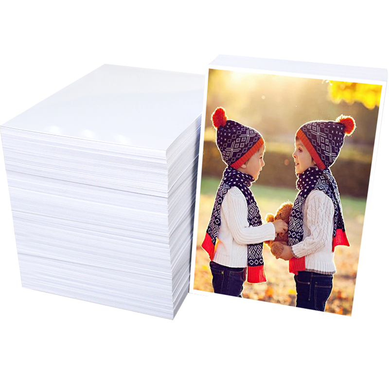 Elifo Photo Paper, 6-Inch Photo Paper, 4R High Gloss Photo Printing Paper, ID Photo Paper, for Inkjet Printers, 200g, 100 Sheets