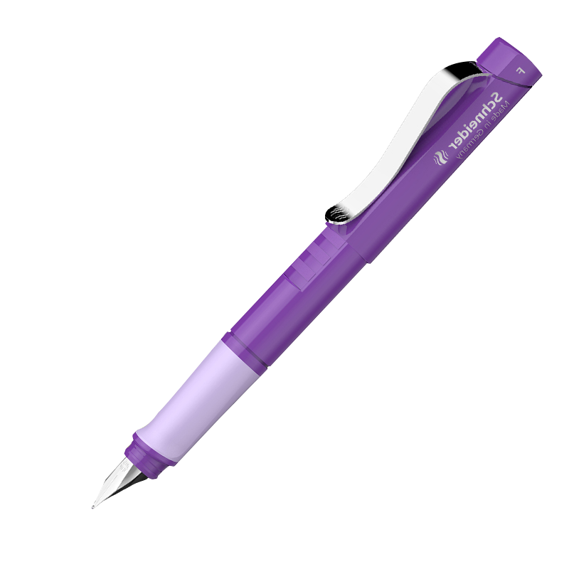 Schneider Fountain Pen, German Imported High-End Gift Signature Pen Set for Men And Women Students Graduation Birthday Gift, Classic Base Series F Nib - Crystal Purple