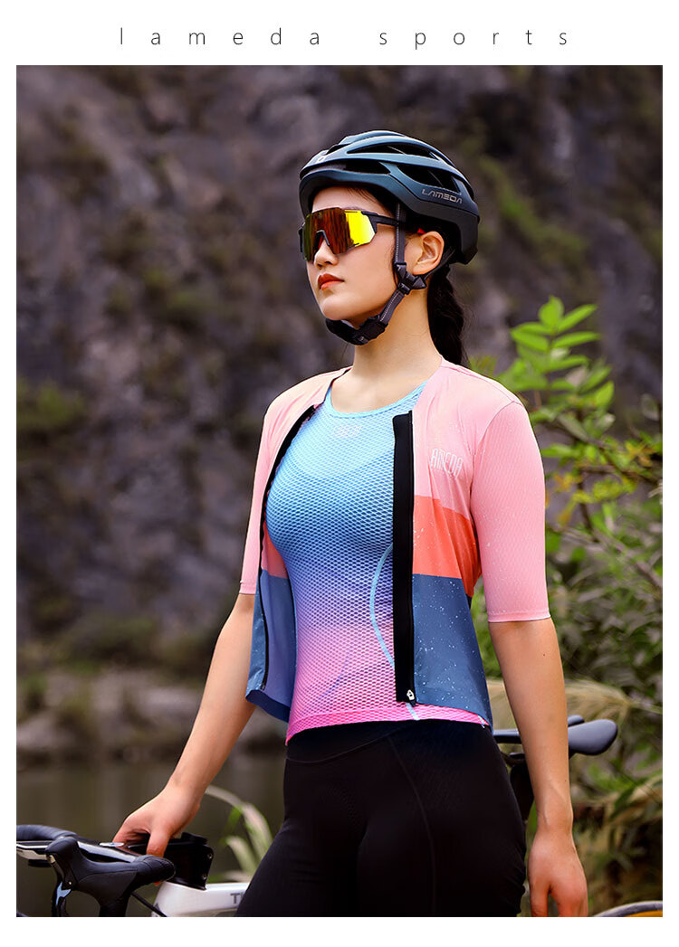 Lameda Women's Cycling Sweat-Wicking Vest, Quick-Dry Top, Moisture-Absorbing Mountain And Road Bike Jersey, Undershirt, Keli, XS/S 7