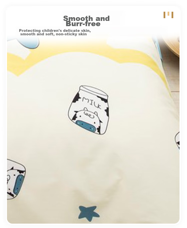 9I9 Children's Duvet Cover, Pure Cotton Baby Quilt Cover, Infant Kindergarten Bedding, Class A Nap Supplies, Car Seat Cover, 150*120 3