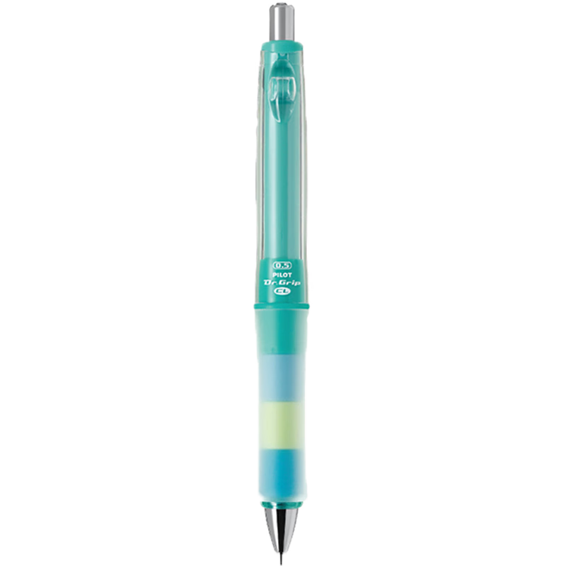 PILOT Grip-Shaped Mechanical Pencil for Elementary School Students, 0.5 Lead, Children's Stationery Sketching Pencil, Limited Edition, Green And Blue HDGCL50R-PMG Imported