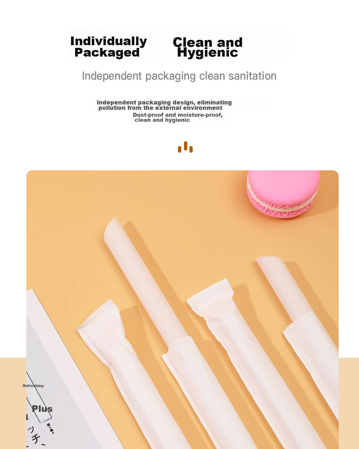 Dengbi Biodegradable Thick Straw Food-Grade Wide-Mouth Bent Plastic Pearl Milk Tea Straw for Infants, Toddlers, Children And Babies to Drink Porridge And Liquid Food 11