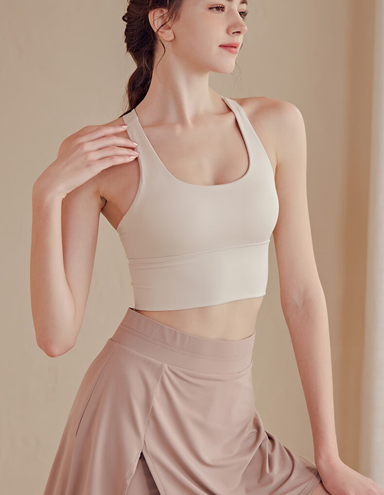 XUEXIMAN Sports Bra for Women, Beautiful Back Design, High-Impact Crossback, Anti-Shock, Push-Up, Anti-Sagging, Fitness Vest, Yoga Bra 13