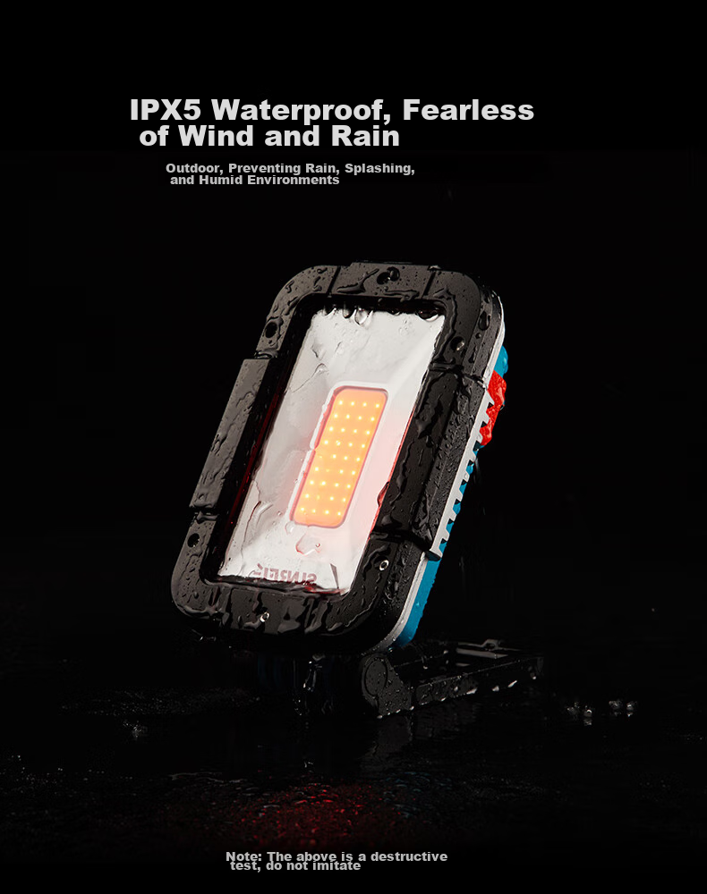 Shanlishi Work Light, LED Auto Repair Light, Ultra-Bright Camping Lamp, Outdoor Lighting Lamp 8