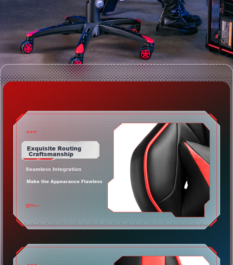 Starspace Gaming Chair, Computer Chair, Office Chair, Ergonomic Chair, Home Reclining Executive Chair, Model 92197H 13