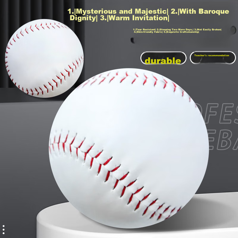 Huashimeng 10-Inch Soft Baseball for Primary And Secondary School Students' Training, Exams, Solid Hard Baseball for Middle School Entrance Exam, Baseball for Competition Training And Throwing
