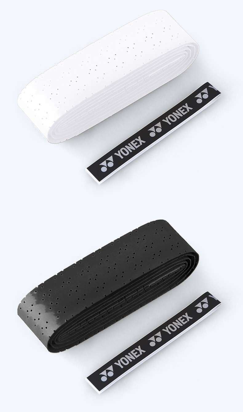 YONEX YY Badminton Racket Grip Sweat-Absorbing Band Functional AC139 Double Wavy Grip White 6
