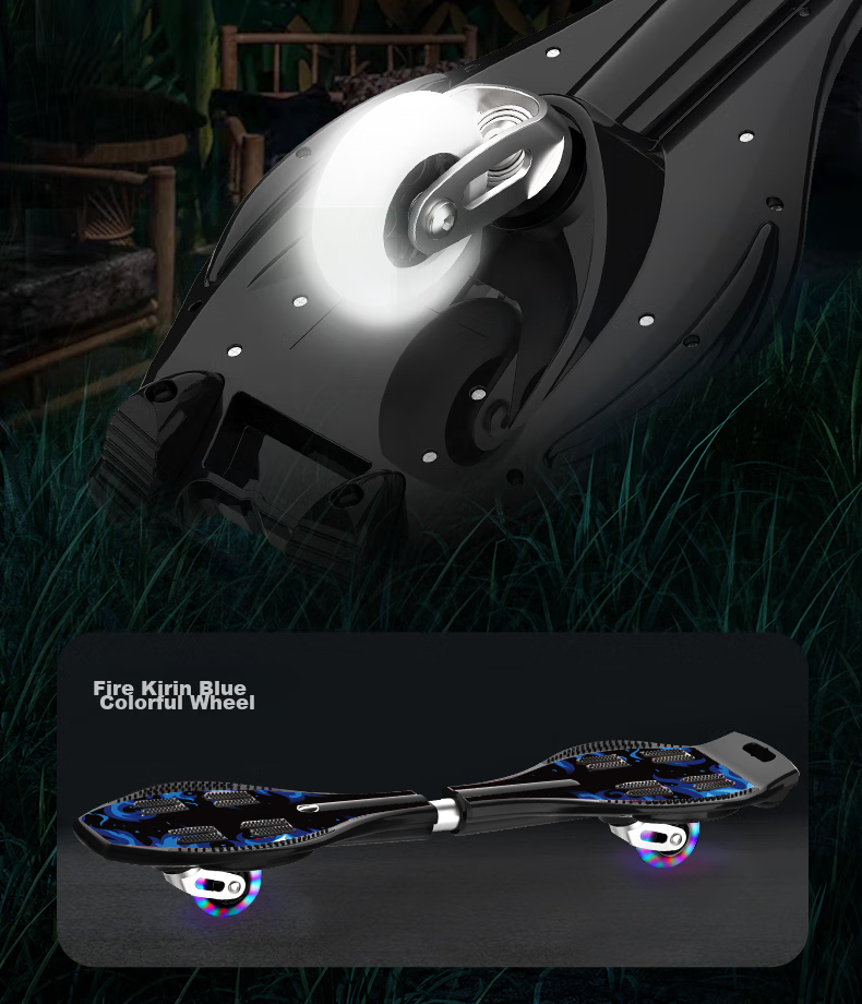 SWAY Premium Version Two-Wheel Scooter for Beginners, Active Board, Children's Dragon Board, Snake Board for Adults, Two-Wheel Flashing Snake Board M3 11