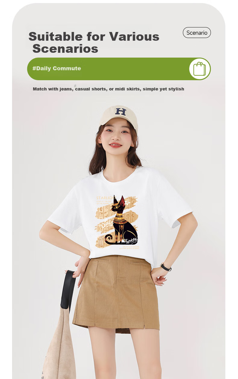 Warrior Women's Pure Cotton Short Sleeve T-Shirt 2026 Summer Casual Loose Breathable Sports Top 1