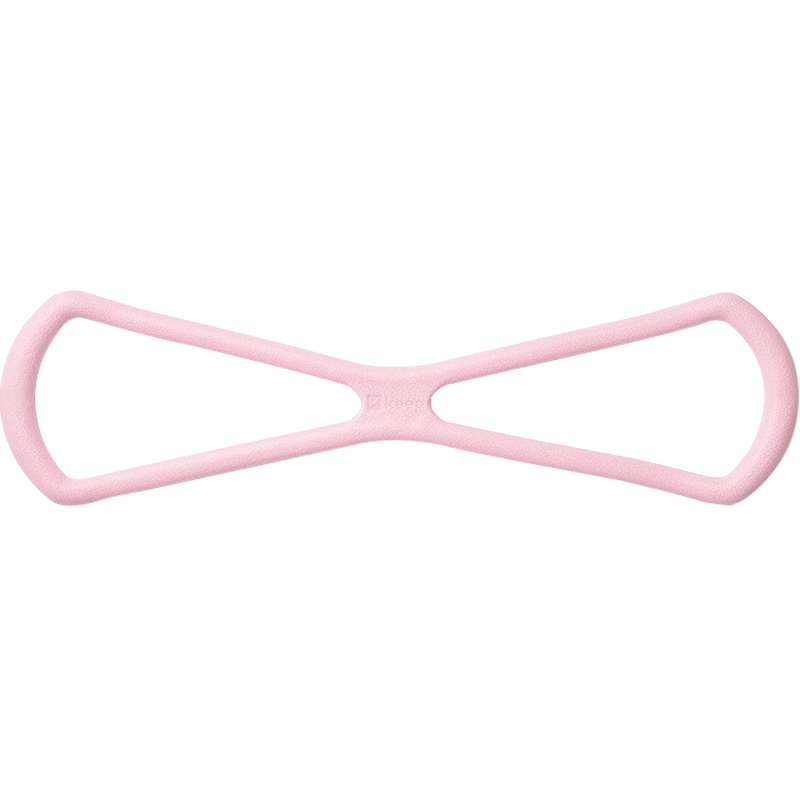 Keep Eight-Character Resistance Band Back Beauty Yoga Training Shoulder Opener Stretching Band Elastic Band Home Exercise Cherry Blossom Pink 15 Pounds